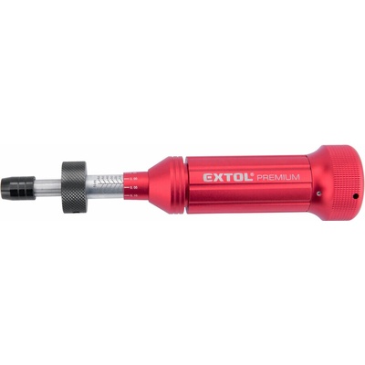 EXTOL PREMIUM Skrutkovač momentový 1/4" štvorhran, 1-6Nm, dĺžka 204mm 8825301