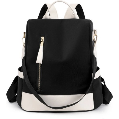 DELIS Дамска раница Carla GT2172, против кражба, Black/Cream (GT2172)