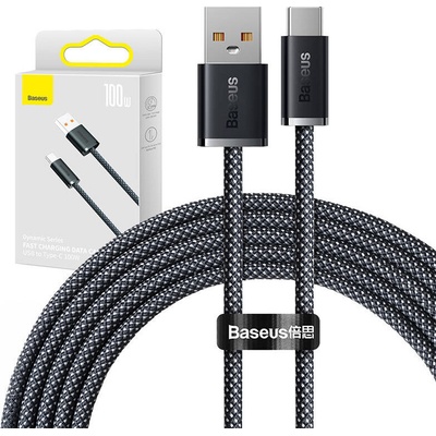 Baseus CALD000716 USB-A (M) - USB-C (M), 2m, černý