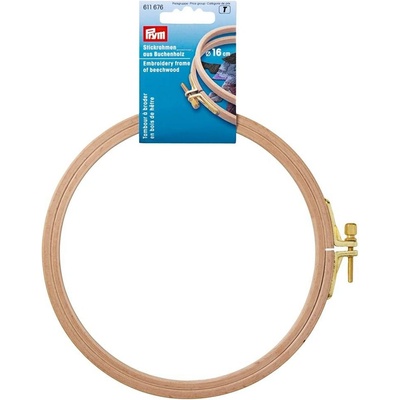 PRYM Vyšívací rámeček kruhový z bukového dřeva 16 cm – Zboží Dáma