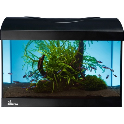 Diversa Startup 60 LED akvarijný set čierny 54 l