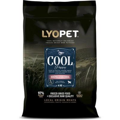 Lyopet Cool Puppy MINI Krůta a kachna 12 kg