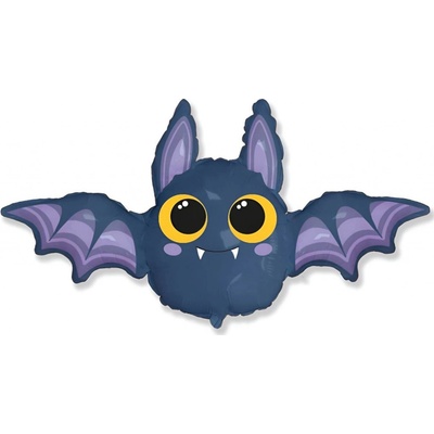 Flexmetal Foliový balonek netopýr 113 cm