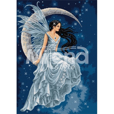 Milena Style Ледена фея - гоблен със схема конци dmc 1: 1