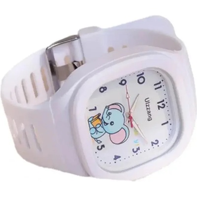 Nubi Детски часовник NUBKI Elsee PRO 10, Силиконова каишка, Бял (PRO10-WHITE)