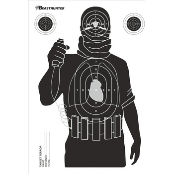 Terč silueta Beast Hunter Terror 10ks