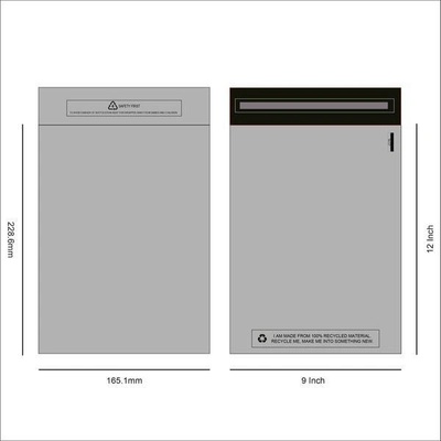 Poštovní recyklovaná plastová obálka s klopou 22.9x30.5cm