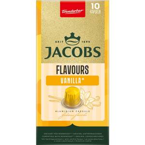 Douwe Egberts JACOBS Espresso Flavours Vanilla - 10 алуминиеви капсули, съвместими с кафемашини Nespresso®*