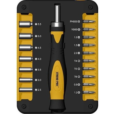 Sada naradia Strend Pro WT536, 18 dielna, bity, hlavice