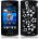 Sony Ericsson Xperia Ray Flora Силиконов Калъф Черен + Протектор