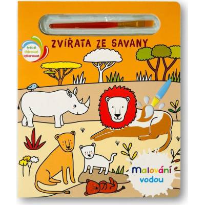 Malování vodou Zvířata ze savany