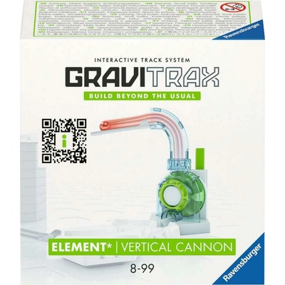 Ravensburger GraviTrax Element Vertical Cannon 27465 - GraviTrax Erweiterung für deine Kugelbahn - Murmelbahn und Konstruktionsspielzeug ab 8 Jahren,