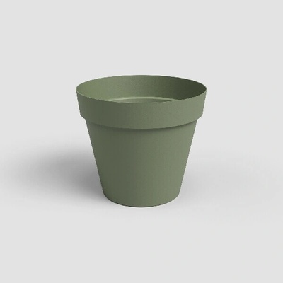 Artevasi Květináč CAPRI 40cm plast zelená ash green