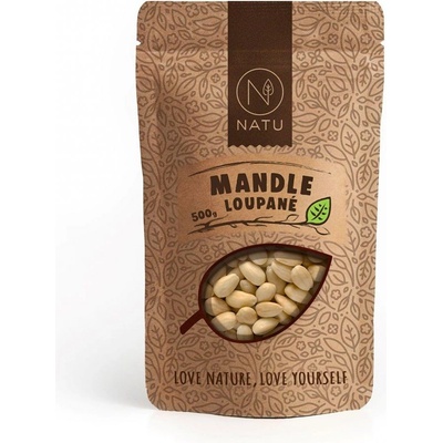NATU Mandle loupané 500 g