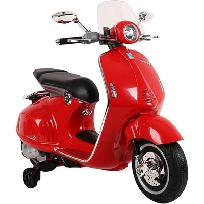 Lean Cars elektrická motorka Vespa GTS 300 2x45W 2x6V45Ah červená