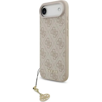 GUESS Калъф Guess 4G Charms Collection MagSafe за iPhone Air - розов