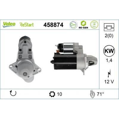 Startér VALEO 458874