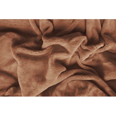 Apex Mikroplyš prostěradlo Perfect Oříškové 180x200x25