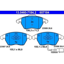 Sada brzdových destiček ATE 13.0460-7184 (AT 607184) -...