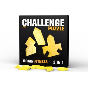 IQ Puzzle Главоблъсканица IQ Puzzle - Challenge Puzzle 3 in 1 - N4 (IQ0357)