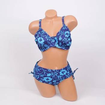 Image 1 of Бански в два нюанса синьо с цветя - чашка d