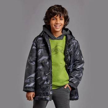 Image 1 of MAYORAL Зимна шуба с джобове за момче в тъмно сиво Майорал