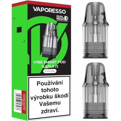 Vaporesso VIBE Smart Pod 2 ml cartridge 0,8ohm 2ks