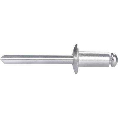 EXTOL PREMIUM nýty trhací hliníkové sada 250ks, O 6,4x12,7mm plochá hlava 8813874