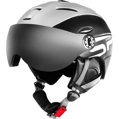 Spokey Каска за ски и сноуборд с визьор Montana Black