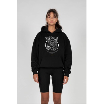 Mister Tee Ladies Paislay x Heavy Oversized Hoody black XXLUB-MJG11711-00007 - Камуфлаж, размер S