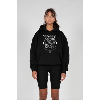 Mister Tee Ladies Paislay x Heavy Oversized Hoody black XXLUB-MJG11711-00007 - Камуфлаж, размер S
