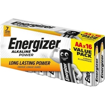 Energizer Батерии алкални Energizer Alkaline Power, AA, LR6, 1.5V, 16бр. в опаковка (E303320100)