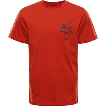 ALPINE PRO Мъжка тениска с cool-dry обработка ALPINE PRO GREM 2 red clay вариант pa ALPINE PRO | Cherven Oranzhev | МЪЖЕ | XS