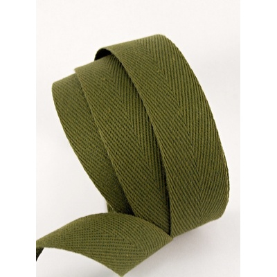 Keprovky - viac farieb - šírka 1 cm Khaki 4802