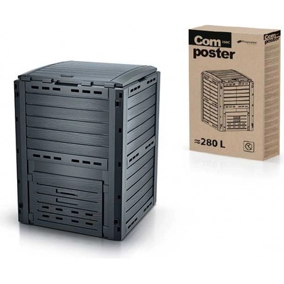 Prosperplast COMPOGREEN WOODY 280L, antracit IKST280