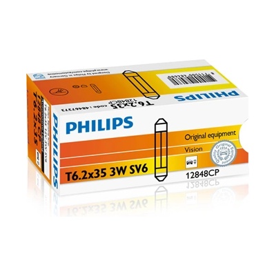Philips Крушка, светлини купе PHILIPS C3W, 12V, 3W, 26, 5lm, 10 бр