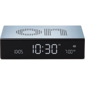 Lexon Будилник Flip Premium двустранен светлосин (LR152LB1)