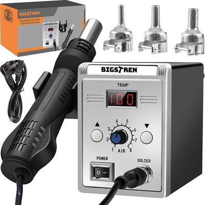 Bigstren Станция за запояване с горещ въздух 100-450°C, 120L/min. 700W, BIGSTREN (UNI-08548)