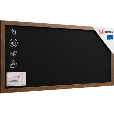 Allboards TB126 tabule černá křídová v dřevěném rámu 120 x 60 cm