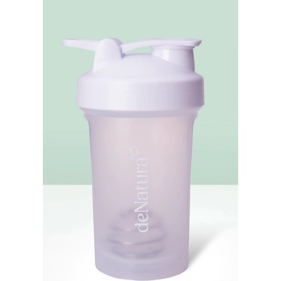 deNatura Shaker s vnitřní spirálou a poutkem, průsvitný, 400 ml