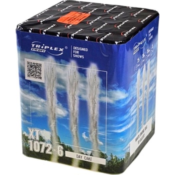 Denní dýmový ohňostroj BÍLÝ 25 ran 30 mm