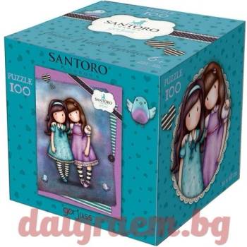 Image 1 of Educa Пъзел EDUCA 18090 - 100 части - Gorjuss, Приятелите са винаги заедно (EDU18090)