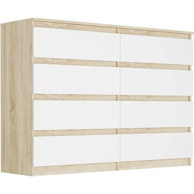 Framire Komoda se zásuvkami Sonoma Mix 140 x 40 x 98 cm Modern R140S8