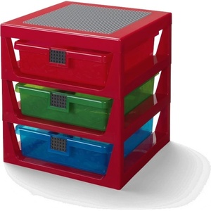 LEGO® Червен органайзер с 3 чекмеджета Storage - LEGO® (40950001)