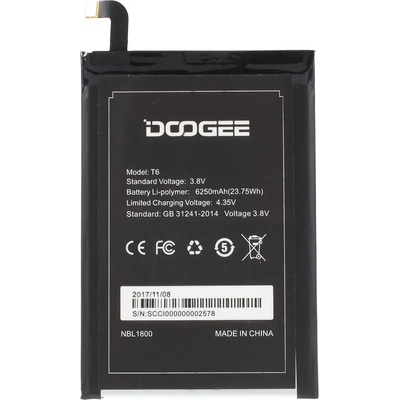 DOOGEE Оригинална Батерия за Doogee T6