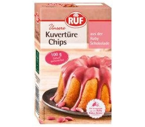 Ruf Ruby čokoláda couverture 100 g