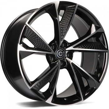Carbonado Luxury 9x20 5x112 ET30 black front polished