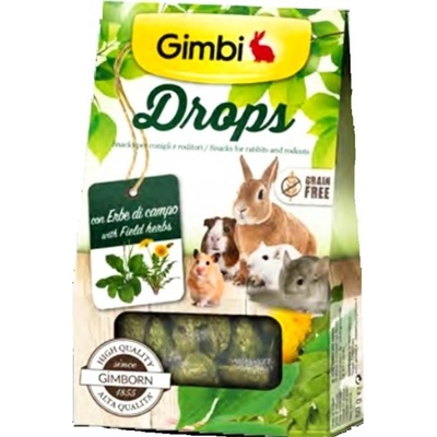 GIMBI DROPS Hlodavec polní bylinky 50 g