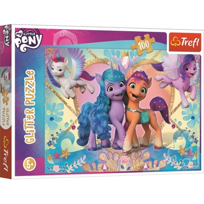 TREFL Třpytivé My little Pony 100 dílků