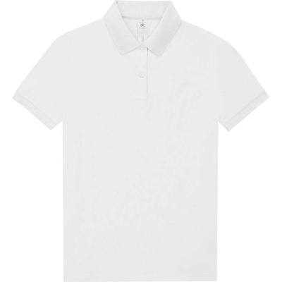 B&C My Polo 180 /women Dámske piqué polo biela
